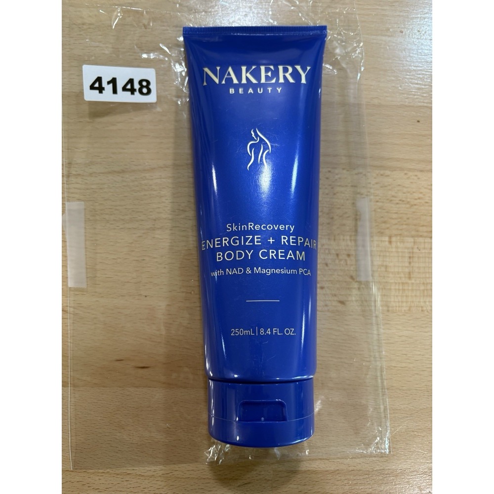 Nakery SkinRecovery Energize + Repair Body Cream 8.4 Fl Oz/250ml Sealed